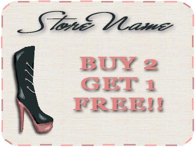 fashion coupon design