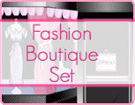 Pink Fashion Boutique eBay Store Set